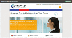 Desktop Screenshot of e-import.pl